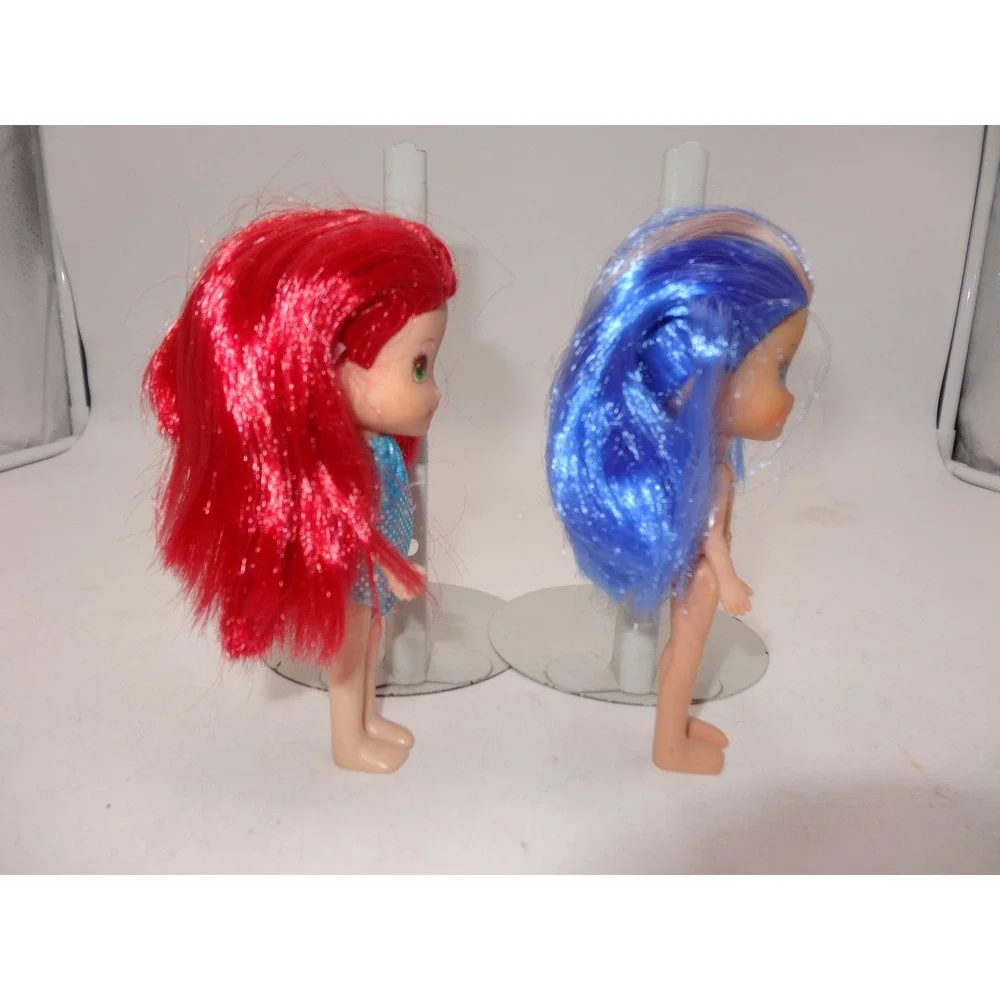 Strawberry Shortcake 2008‎ Blueberry Muffin 6 Inch Doll Lot 2 Red Blue Hair